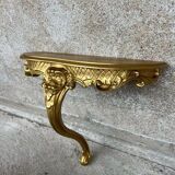 Fully restored vintage wall shelf