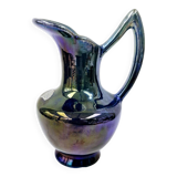 Pichet vase vintage en grès flammé de rambervillers vosges