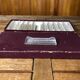 Ancienne série de 12 porte couteaux verre moulé vintage #a523