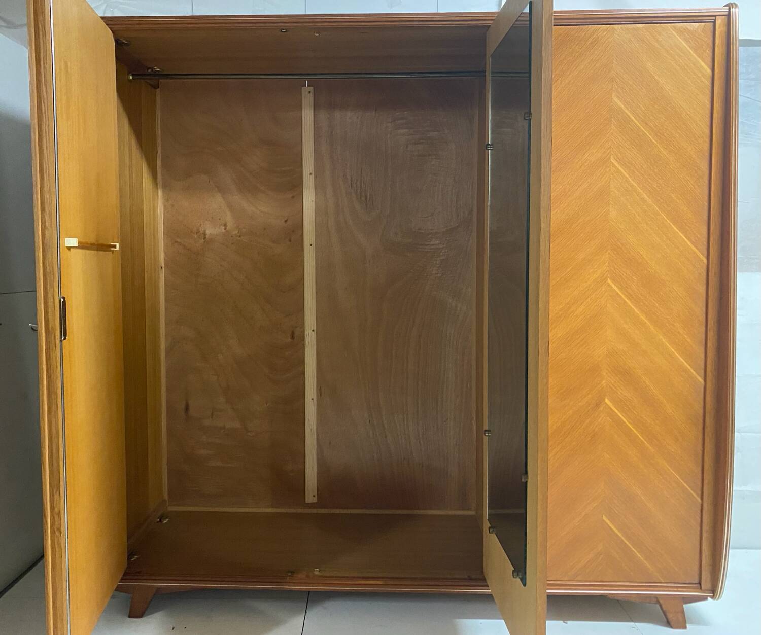 Vintage compass foot wardrobe