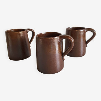 3 marsh stoneware mugs