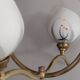 brass chandelier in the shape of a perch from the 50s/60s