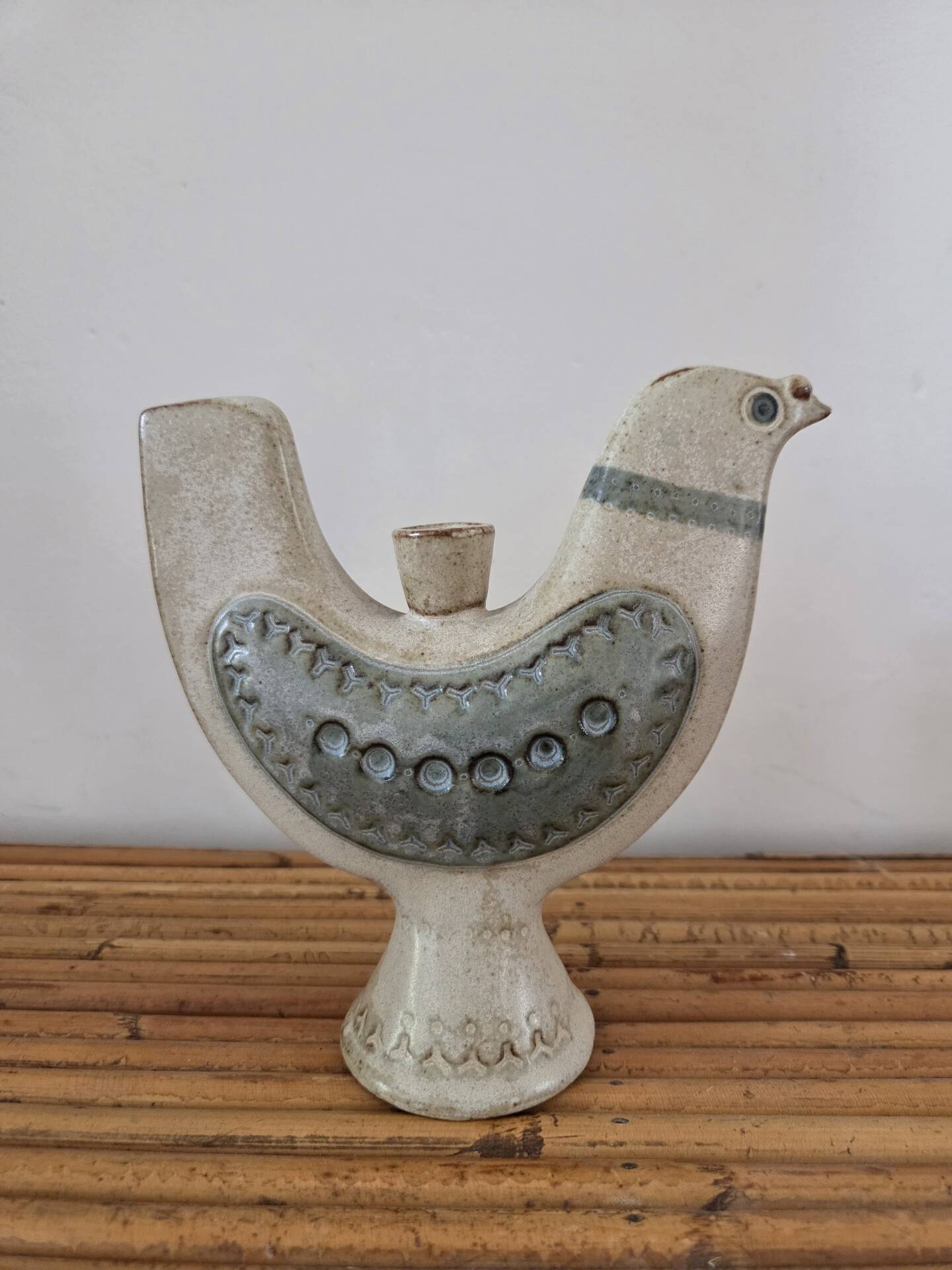 Ceramic candlestick, 1960s