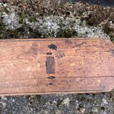 19th oak school bench