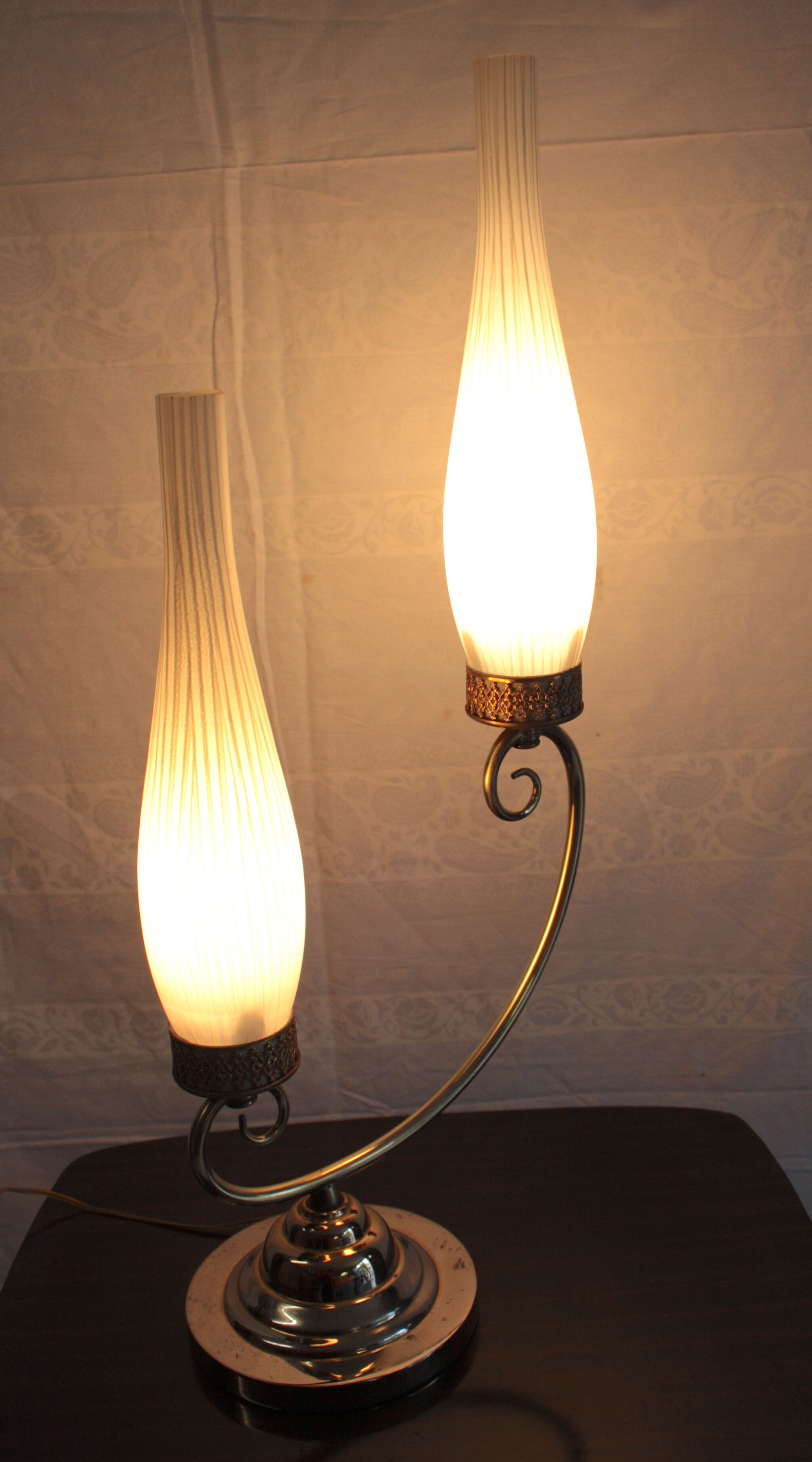 Table lamp 2 burners  circa 50