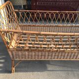 Rattan bed