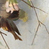 Oil on canvas late nineteenth, early twentieth, Trendy Birds