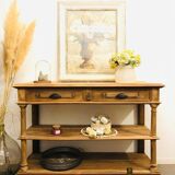 Walnut console
