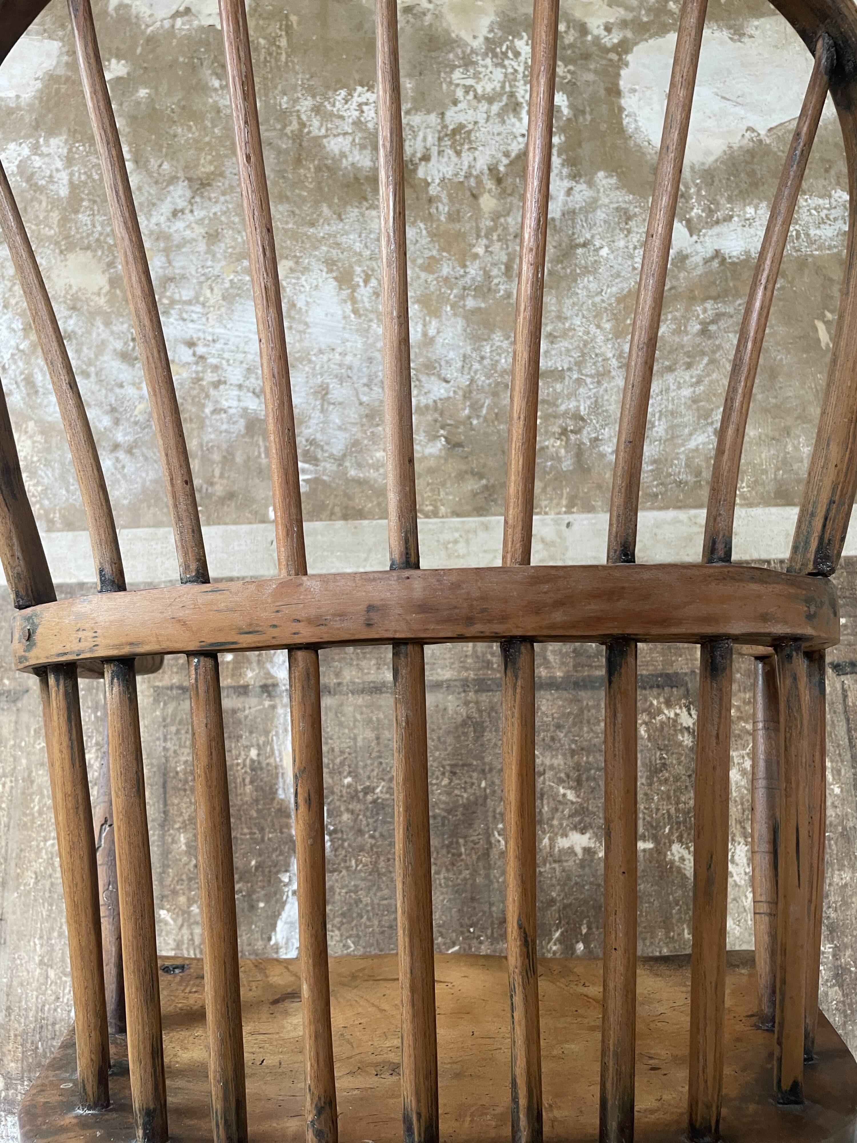 18th / Early 19th Century English Vernacular Windsor Armchair | Primitive E