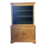 Black and wood farmhouse sideboard