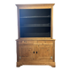 Buffet de ferme relooké noir et bois