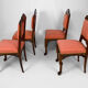 Set of 4 Japanese chairs by Gabriel Viardot, circa 1880