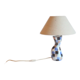 Patchwork Pattern Table Lamp By Keramika Liboje, Yugoslavia 1950S