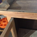 Pine display cabinet
