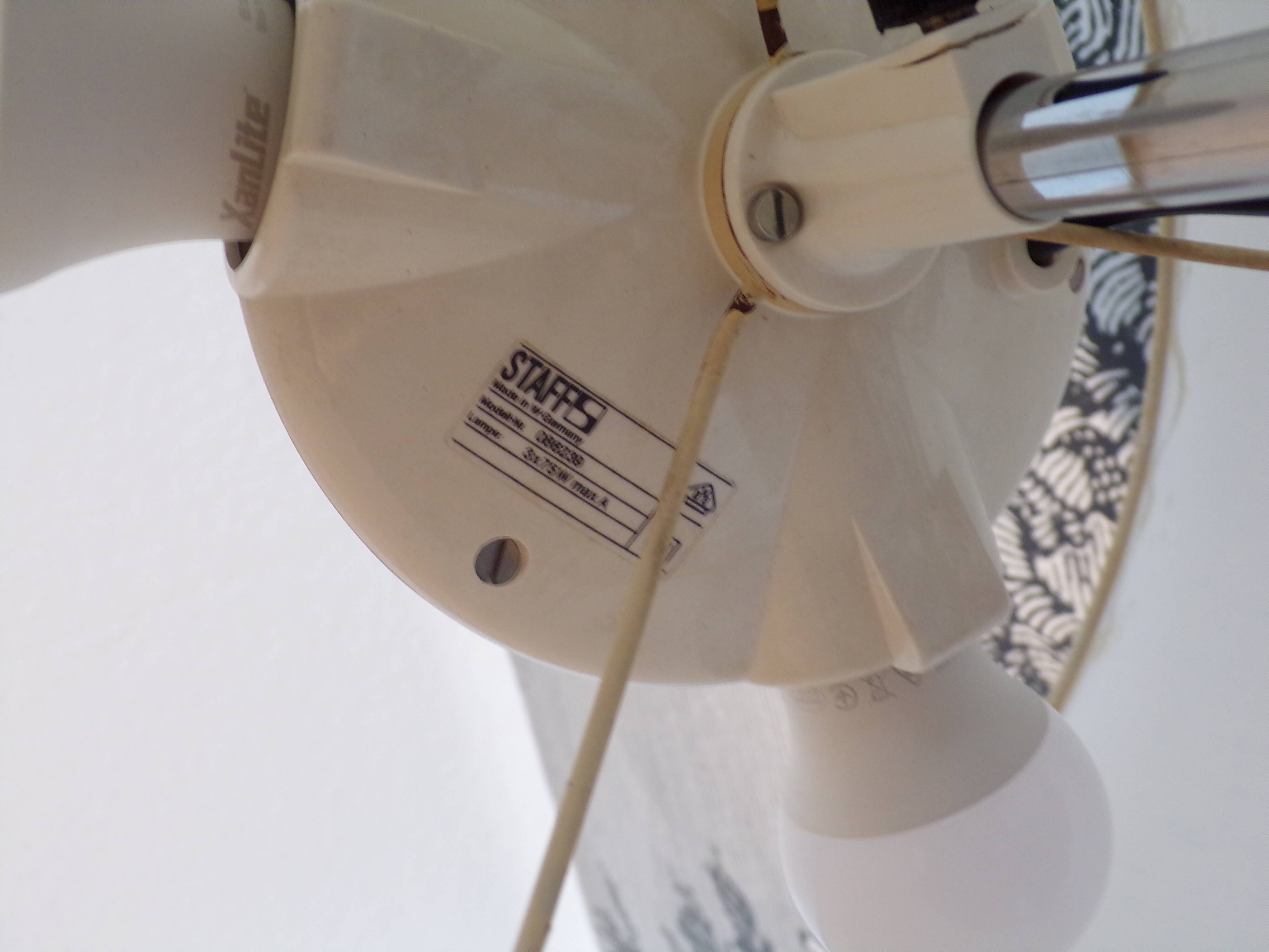 Lampadaire Staff leuchten 1970 3 feux
