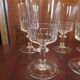 8 verres à eau, XIXeme