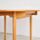 Table ronde extensible en chêne par Hans J. Wegner, Danemark, années 70