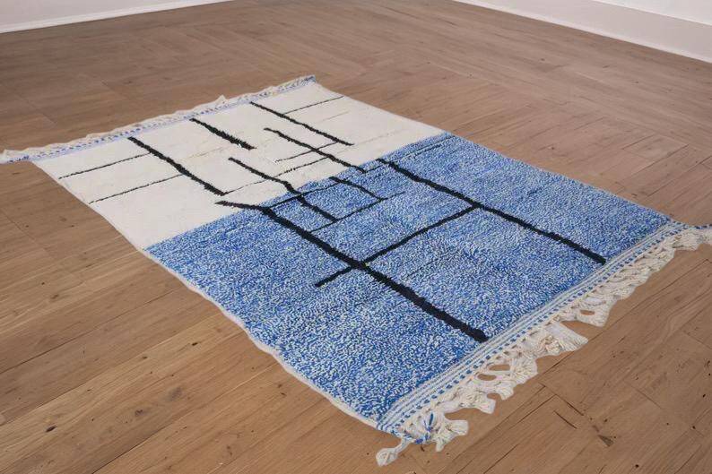Tapis marocain artisanal authentique 3 x 2 m