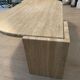 Drop of water coffee table in travertine, 1970