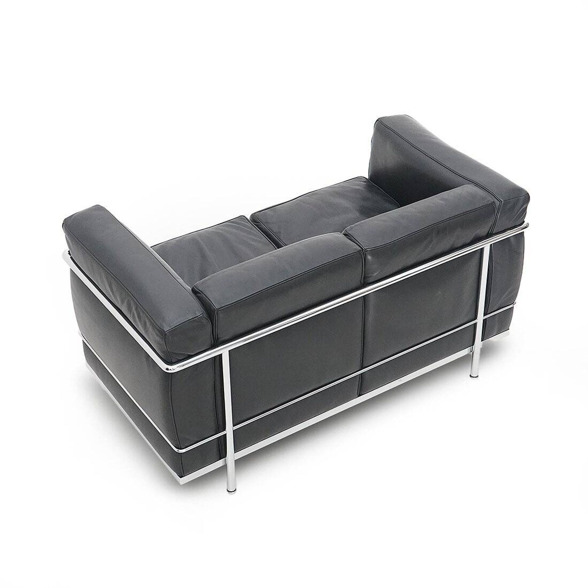 Canapé 2 places LC2 par Le Corbusier pour Cassina, années 1970