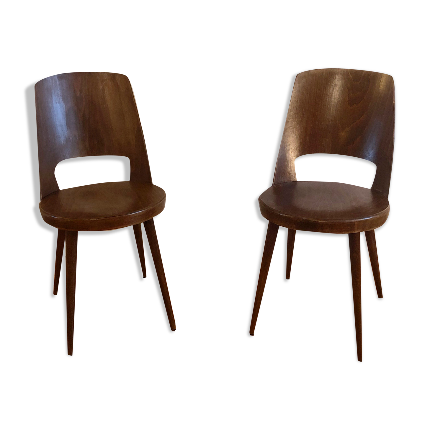 Pair of Chairs Baumann model Mondor