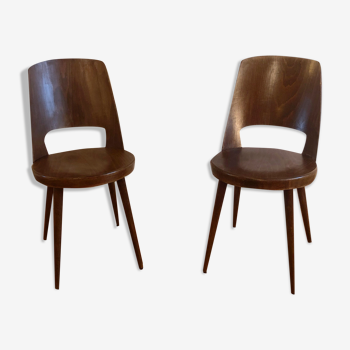Pair of Chairs Baumann model Mondor