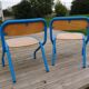Chaises d'école enfant