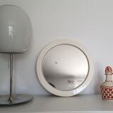 Vintage white mirror "catch-all" 47cm