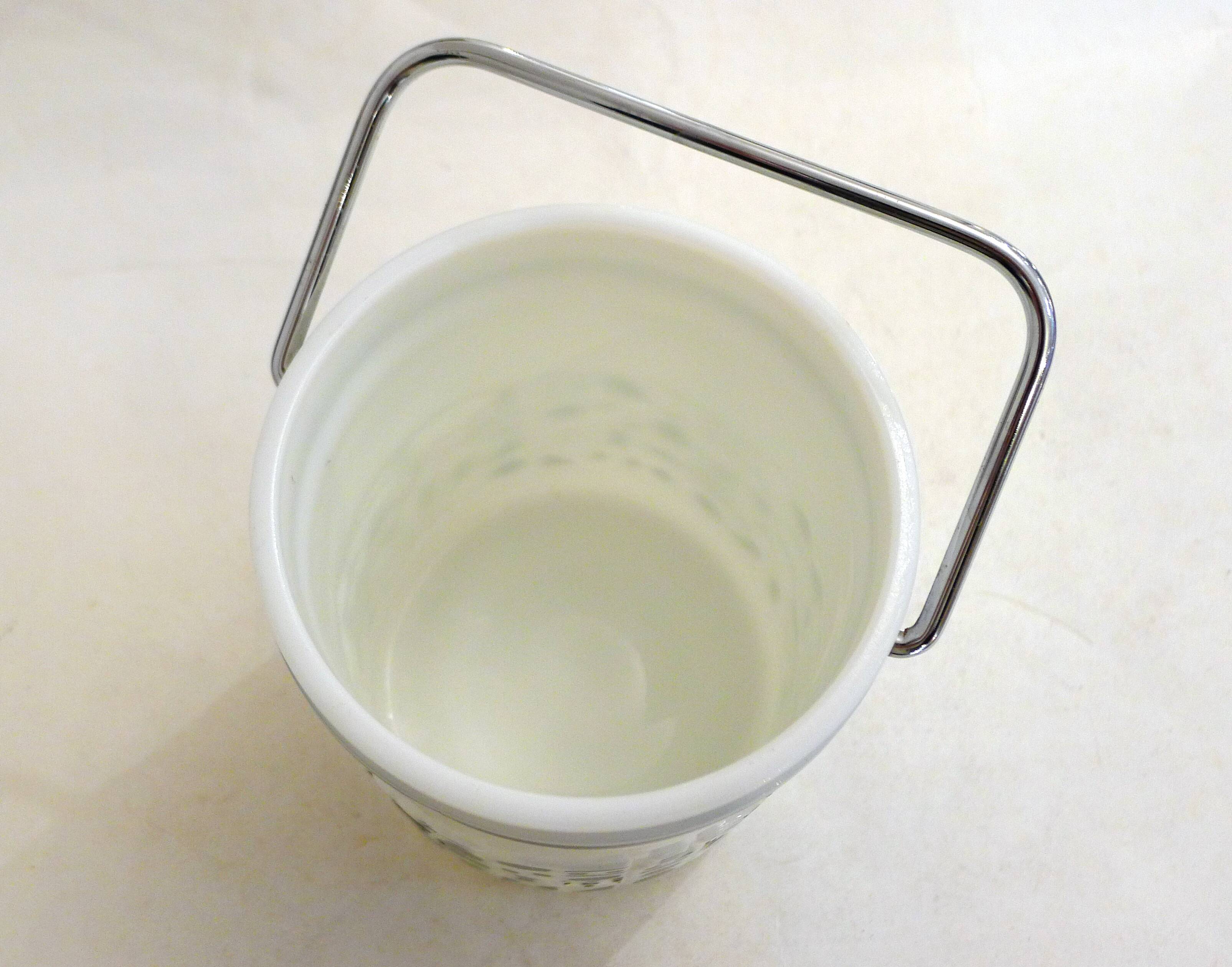 Opaline ice bucket 1960s