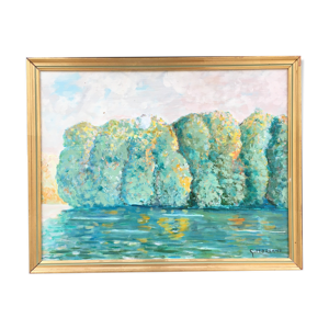 Tableau la Seine au soleil