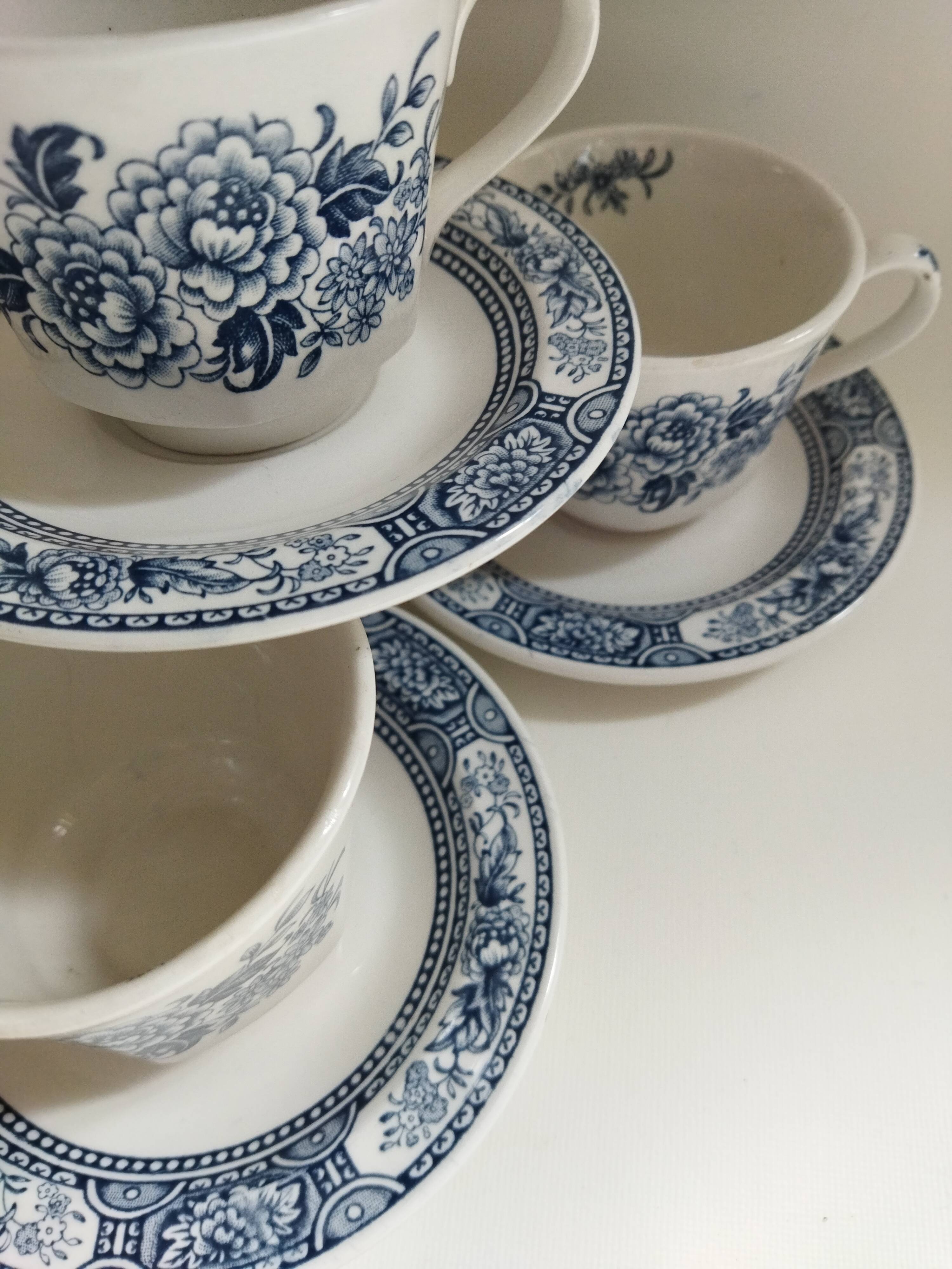 English coffee cups Ridgway Canterbury