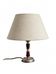 Vintage Bakelite & Brass Shell Table Lamp - Linen Shade - Years