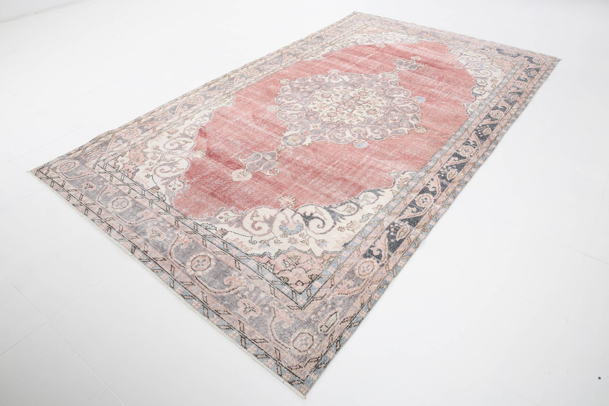 7x12 Sof Red & Beige Persian Rug, 201x351Cm