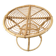 Czechoslovak Midcentury Rattan and Bamboo Side Table, 1960s