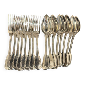 16 couverts en métal