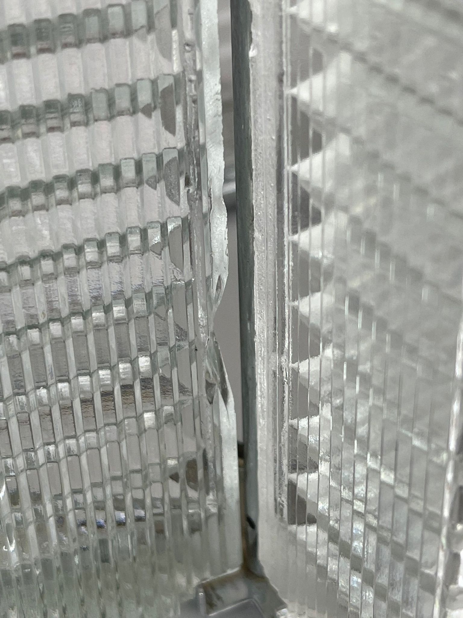 Vintage Chrome and Glass Chandelier by Kamenický Šenov, 1960's