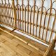 Vintage rattan bed two people