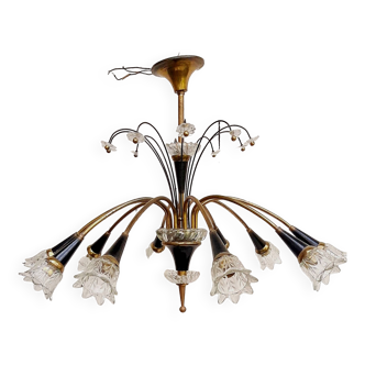 Lunel chandelier 10 lights 1950