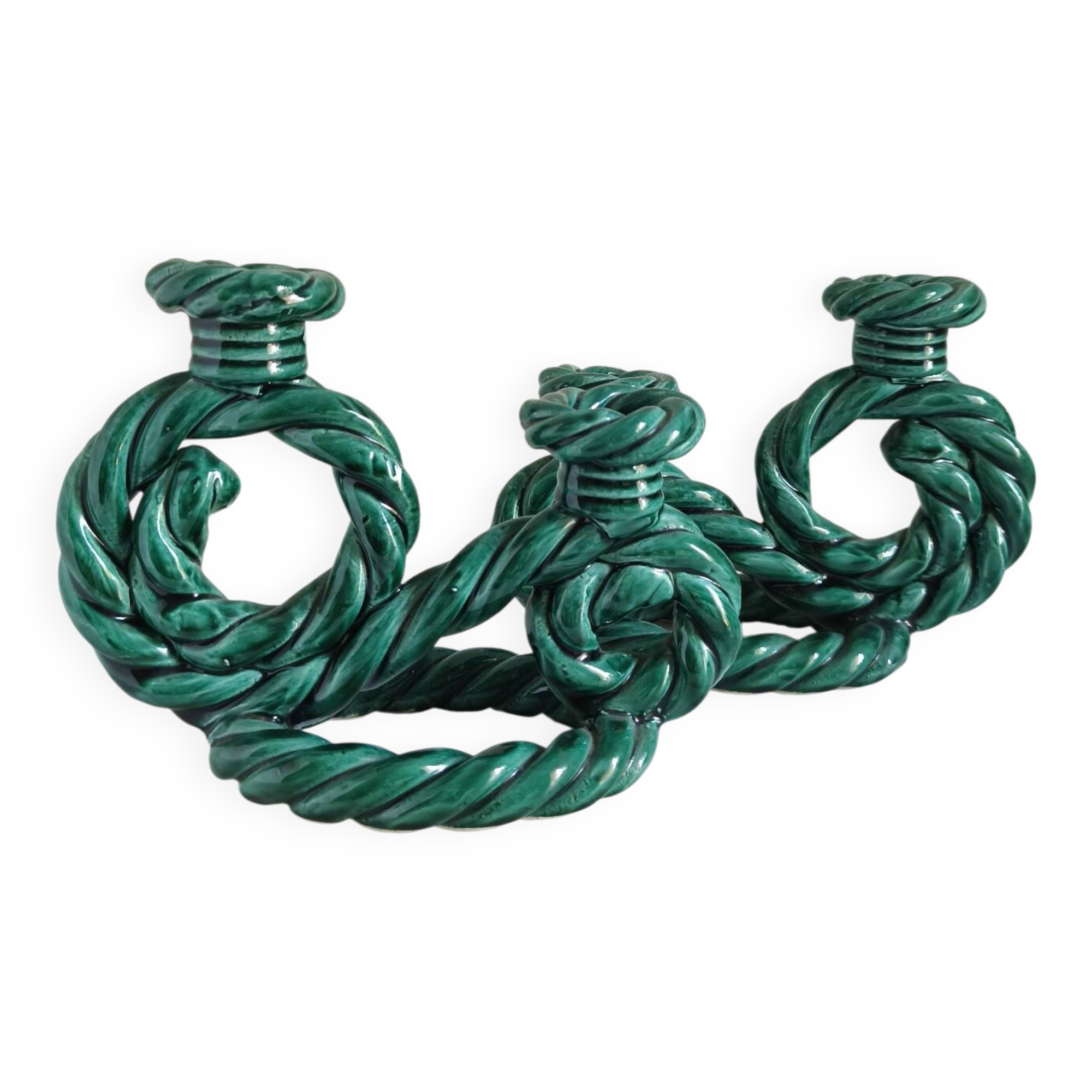 Set of 2 Vallauris candle holders