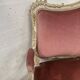 Louis XV style bench in lacquered and gilded beech, 20th century