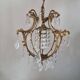 Authentic Peris Andreu chandelier, Valencia, Spain, 1950s, fully