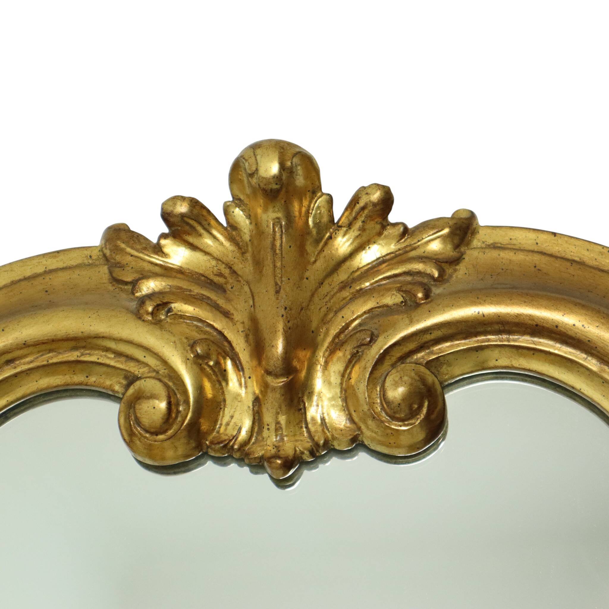 Miroir Deknudt doré classique, style baroque, 104 cm
