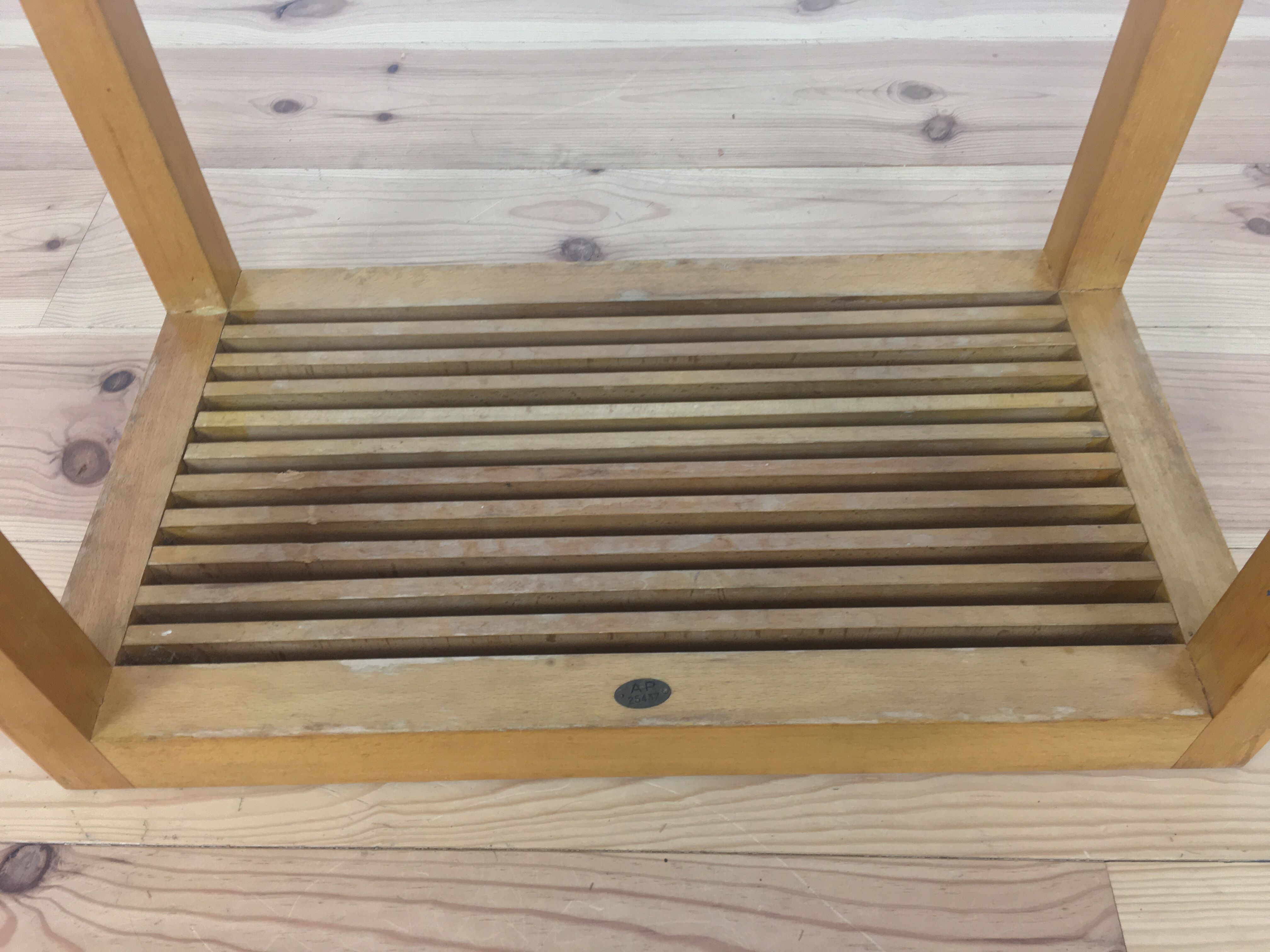 Modernist slat bench, 1950, made of wood