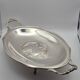 Large silver-plated metal basket Roux-Marquiand – Superb rococo decoration –