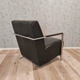 Vintage Design Armchair by Harvink – Black Leather