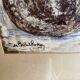 Still life modern gouache painting on paper signed and framed