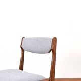 Mid-Century Danish Teak Dining Chairs by Erik Buch, 1960s, Set of 4