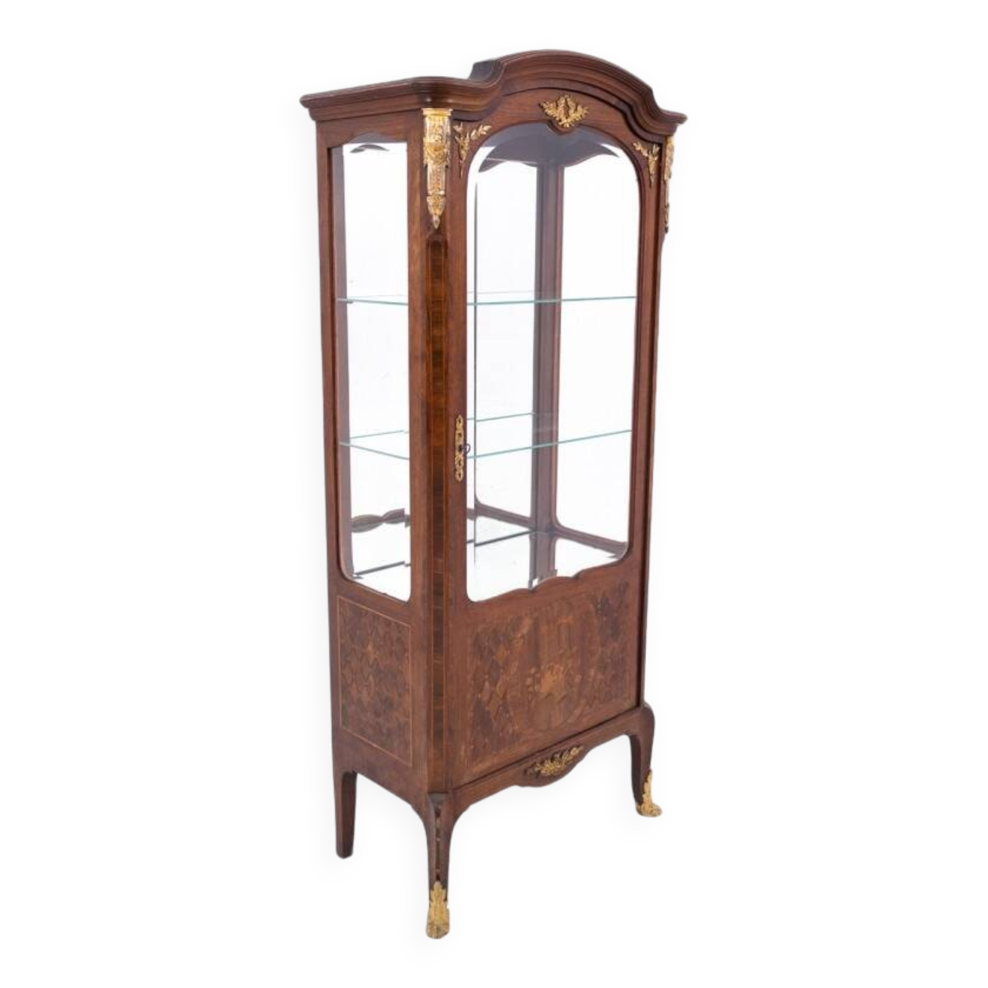 Antique display cabinet from the late 19th century, France.