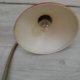 Vintage red adjustable desk lamp