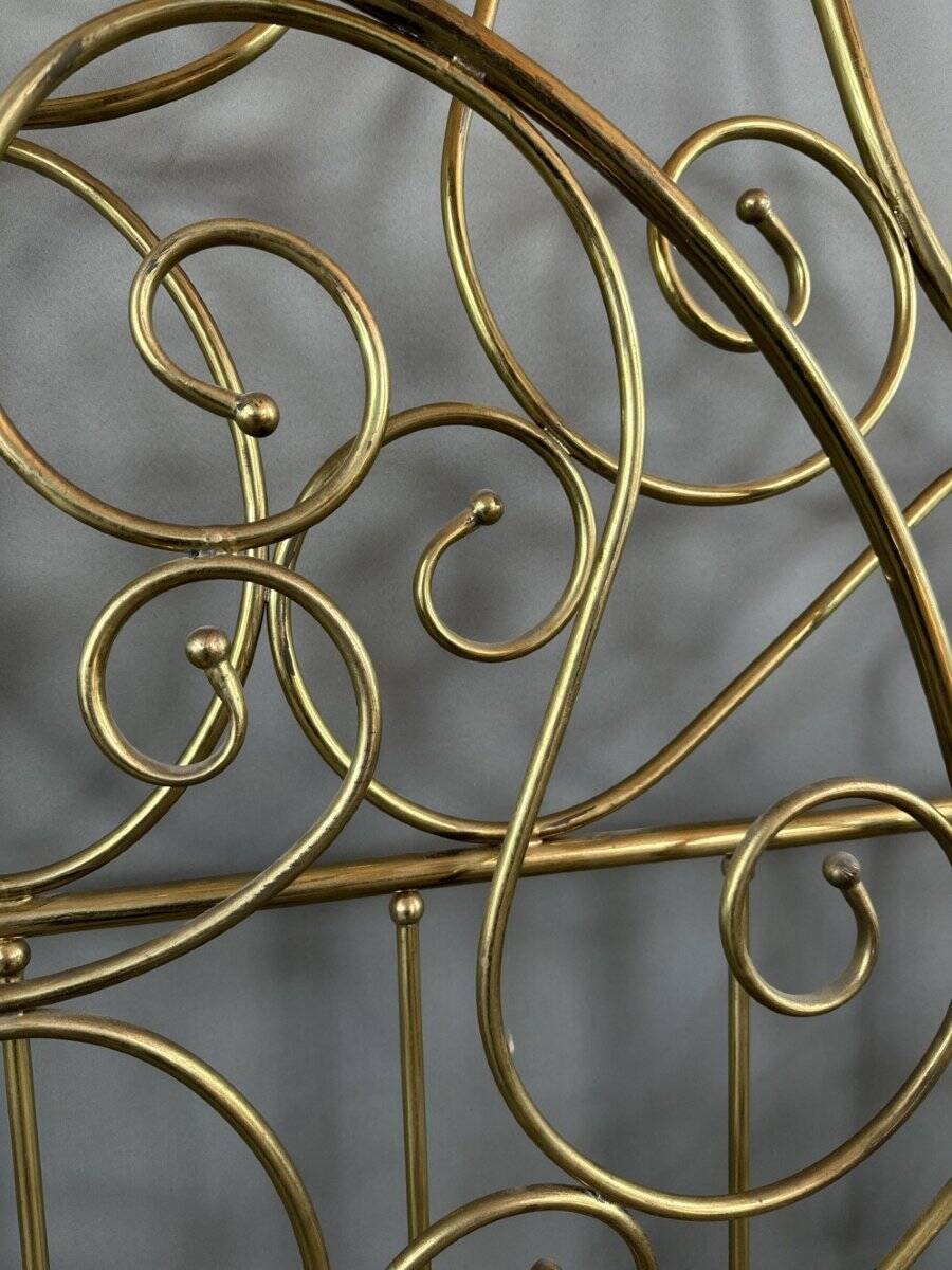 Brass bed, 20th century